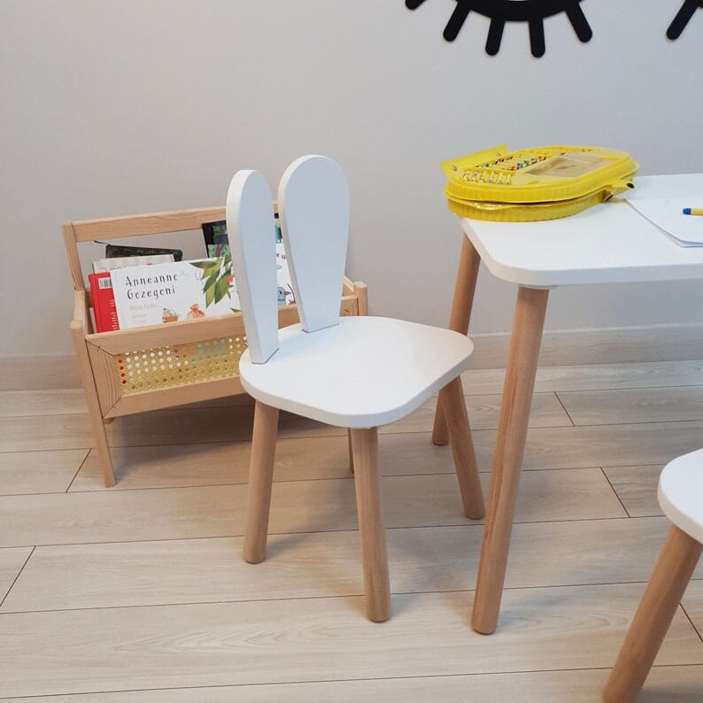 Ensemble de meubles Montessori Table et chaises en bois Montessori Facile