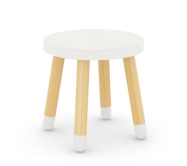 Ensemble table ronde et tabouret pour enfants Bois Montessori Facile