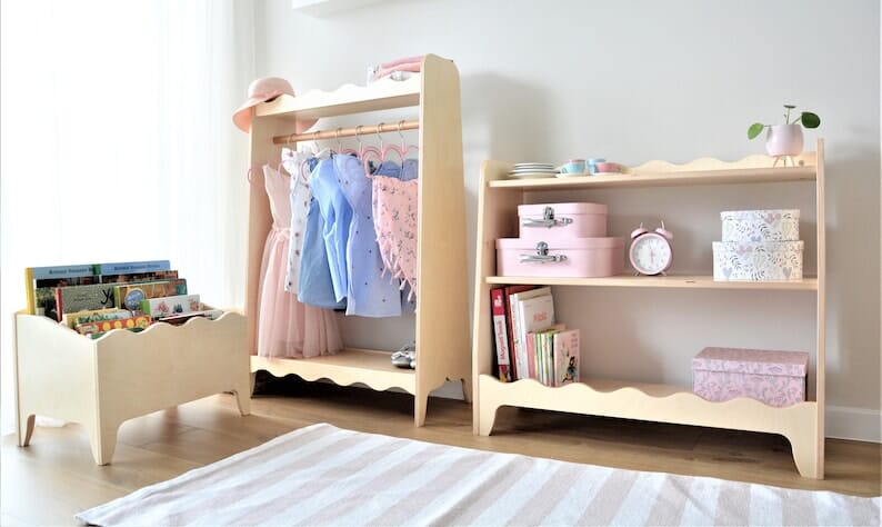 Étagère Montessori en contreplaqué Montessori Facile