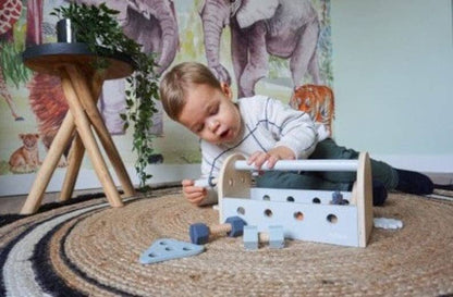 Boîte à outils personnalisée avec nom Kids Furniture Montessori Facile 