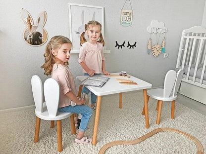 Ensemble de meubles Montessori Table et chaises en bois Montessori Facile 